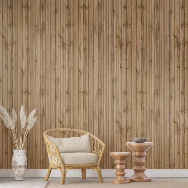 wall with mdf panels