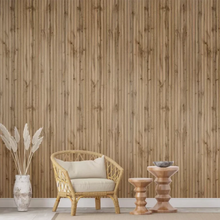 wall with mdf panels