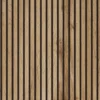 Wall with a pecan acoustic panel