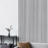 White slats wall