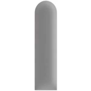 Upholstered panel Oval Gray single product Upholstered panel Oval Gray single product