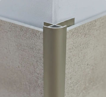 outside corner profile for spc panels champagne